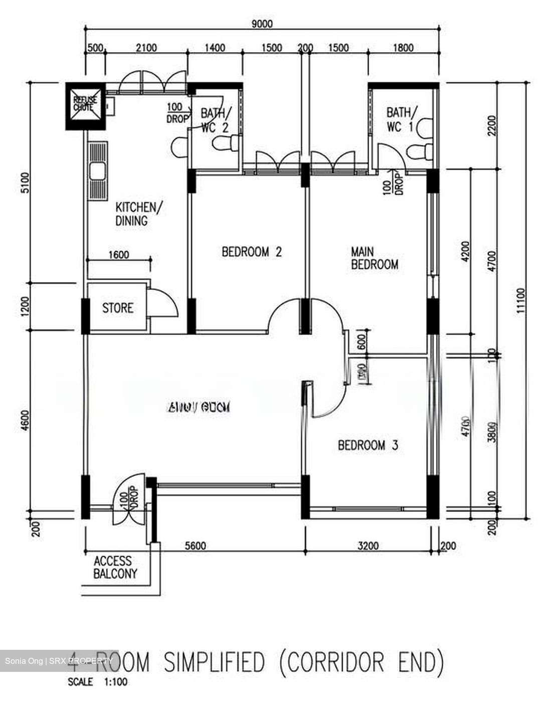 Blk 151 Eunos Spring (Bedok), HDB 4 Rooms #572750681